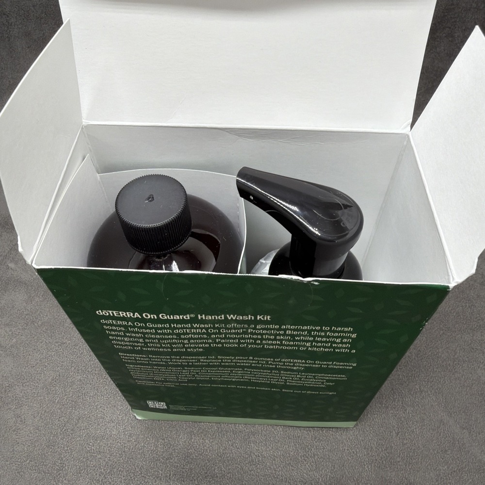 Doterra On Guard Foaming Hand Wash Kit Soap Dispenser Pump & Wash 16fl oz - Picture 6 of 9